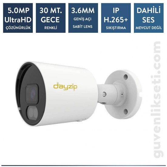 Dayzip DZ-FC5420 5MP IP Full Color Bullet Kamera